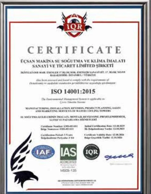 Üçsan certificate