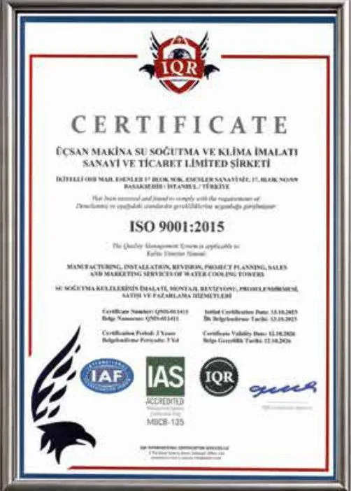 Üçsan certificate